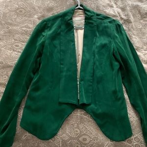 Anthropologie Cartonnier Diana Green Blazer